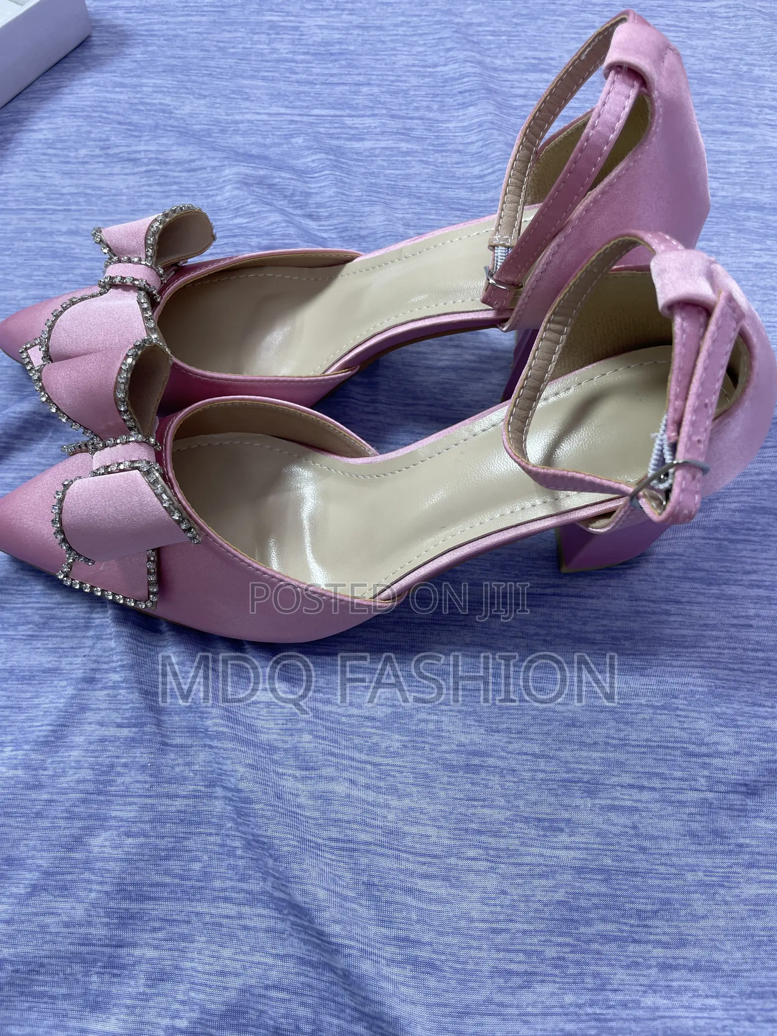 Luxury Women's Satin Block Heels