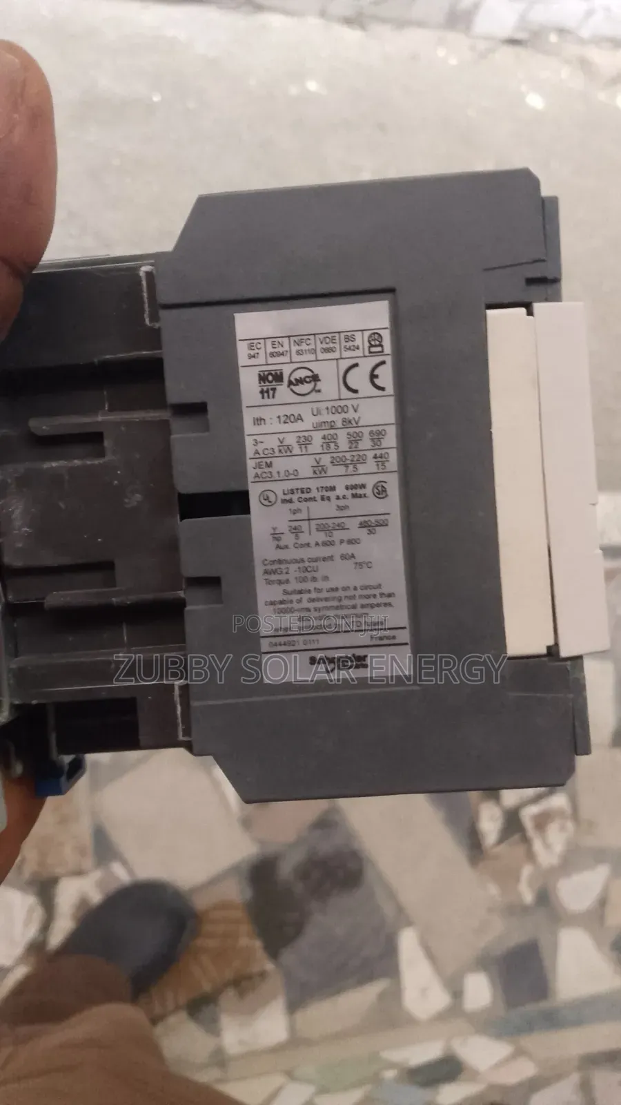 Dn80 Schneider Contactor 110a 3pole