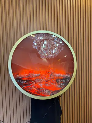 Round Fireplace Decor