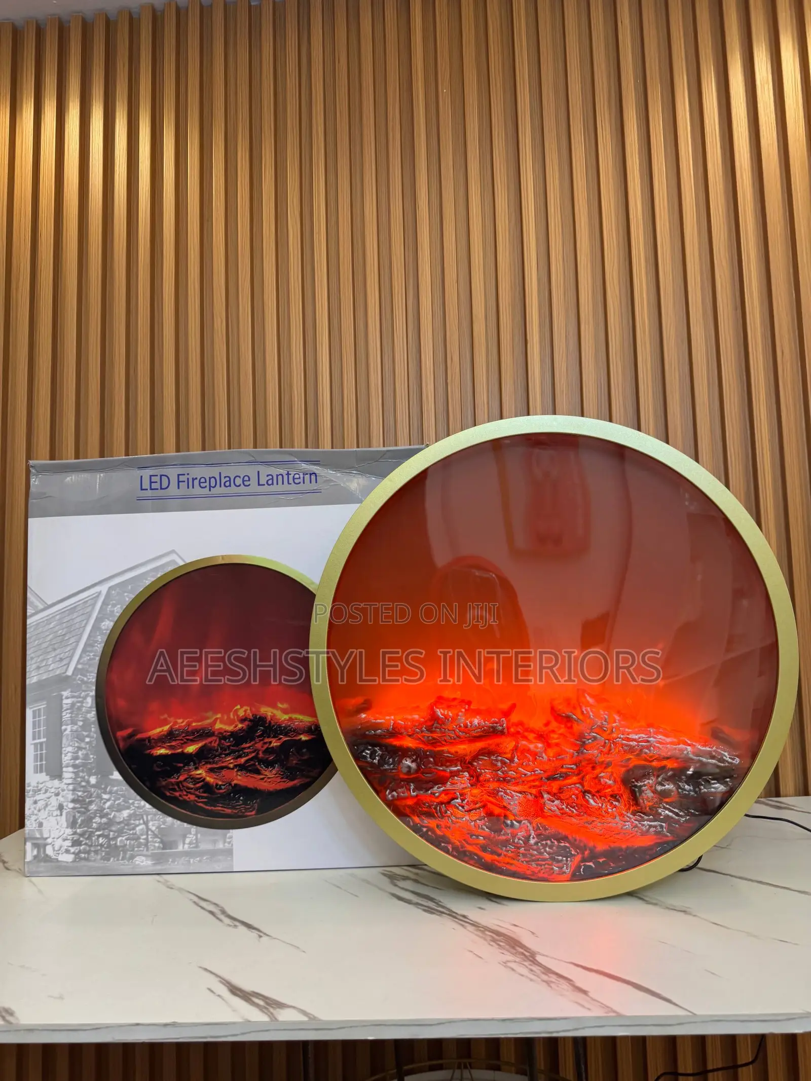 Round Fireplace Decor