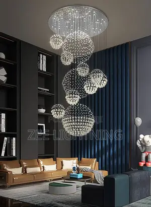 New Design Rain Drop Chandelier for Void (800mm)