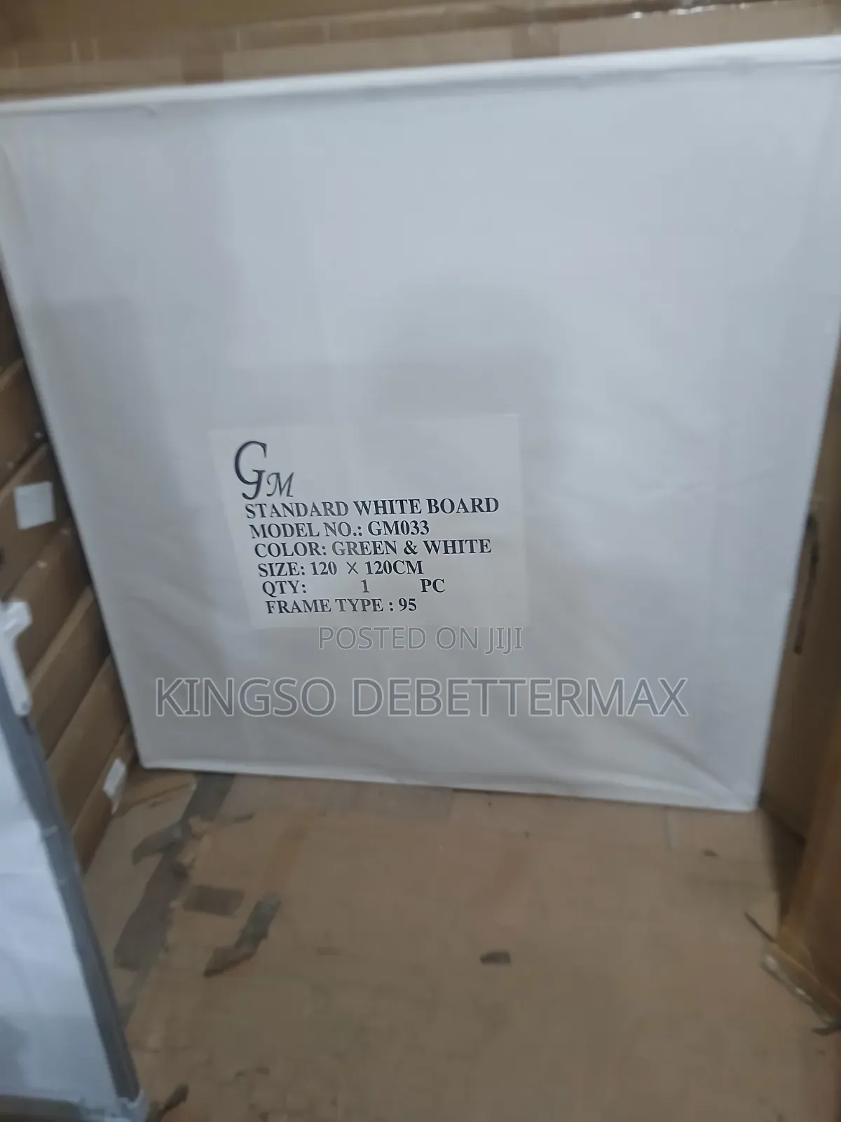Magnetic White Board 4by4 (120x120cm)