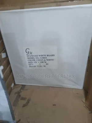 Magnetic White Board 4by4 (120x120cm)