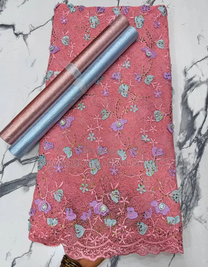 Applique Mesh Lace