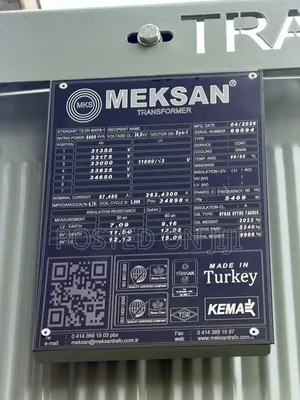 5000kva 33kv/11kv Meksan High Quality Electric Power Transformer