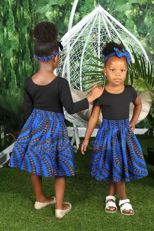 Nabila African Print Girls' Skirt