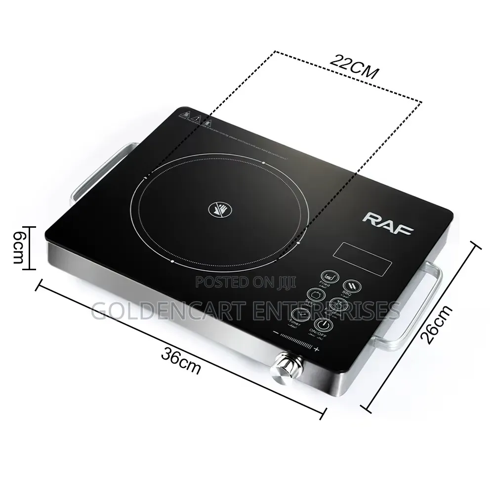 Raf Infrared Cooker
 R.8026
 - Single Burner