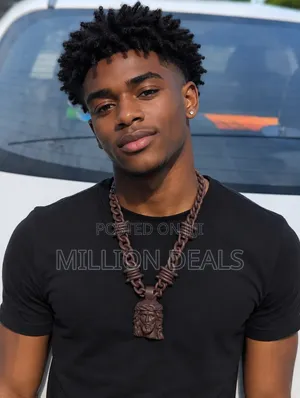 Brown Silicon Stylish Men's Neckpiece