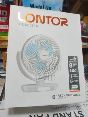 Mini Table Rechargeable Fan