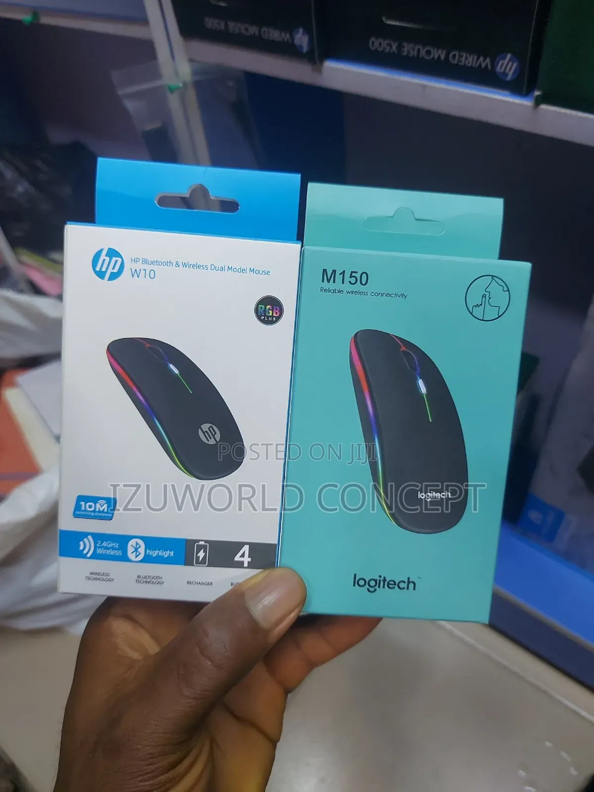 Rechargeable Wireless Mouse Hp and Logitech