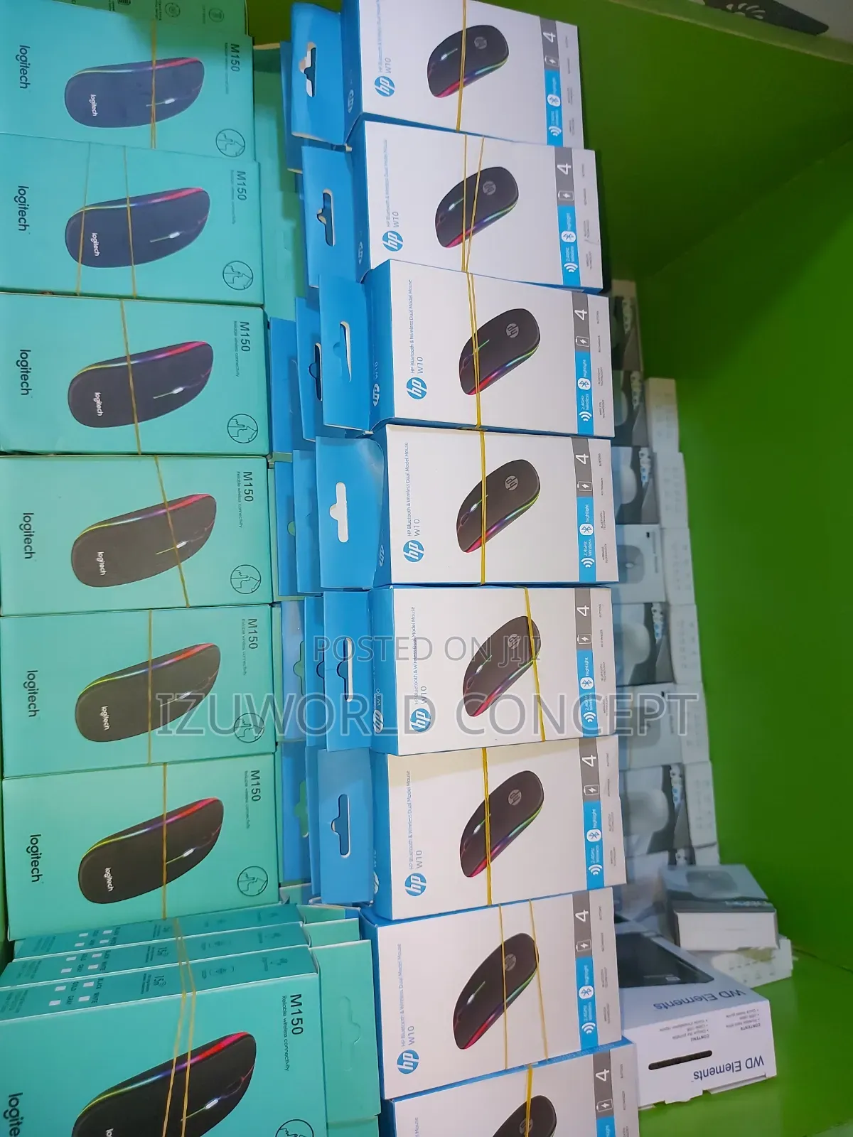 Rechargeable Wireless Mouse Hp and Logitech