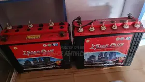 Pair of Star Plus Tall Tubular Batteries - Sp 27000 Xb Sb 22000 Xb
