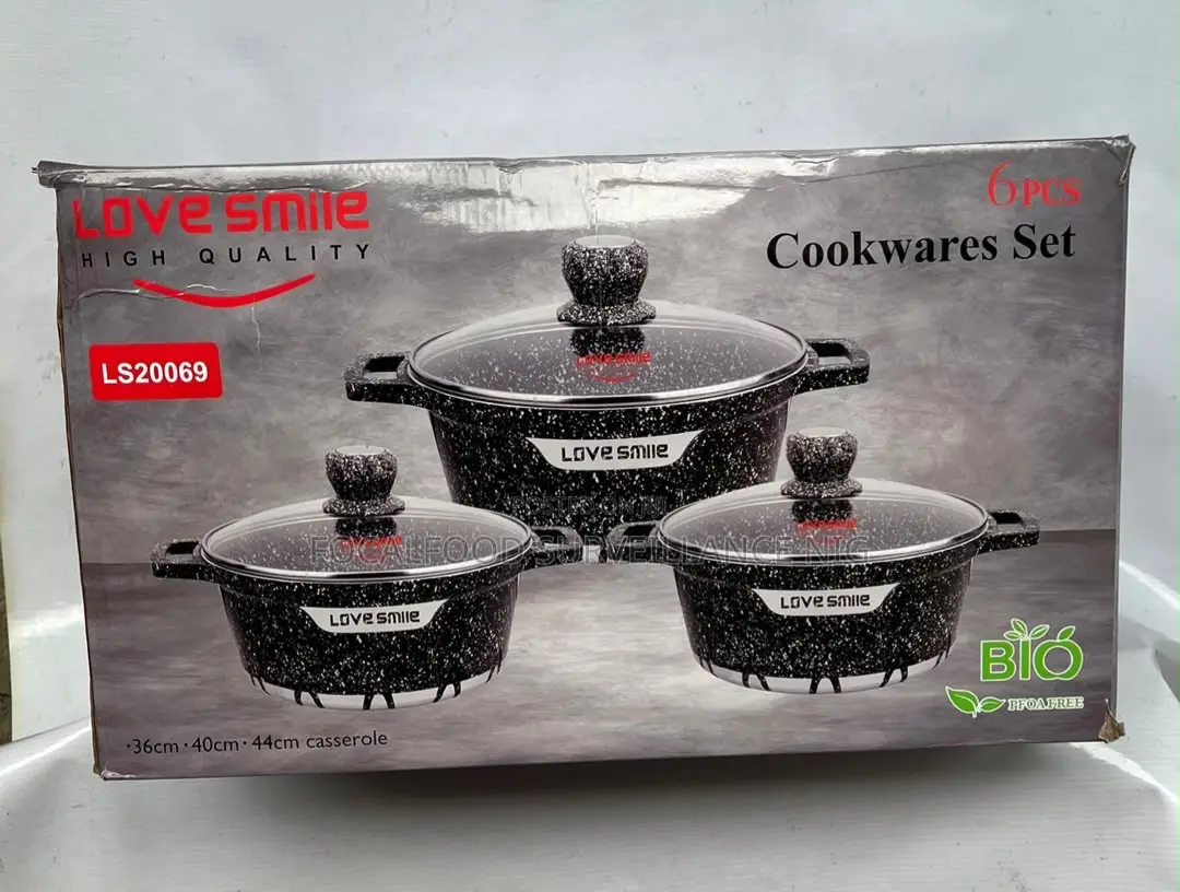 Love Smile High Quality 6 PCS Cookware Set