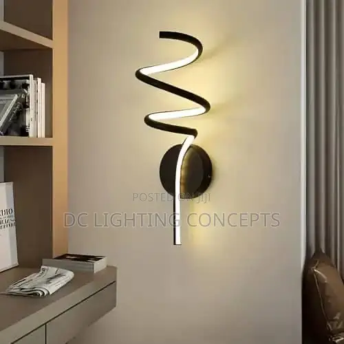 Nordic Minimalist Creative Spiral Wall Lamp.
