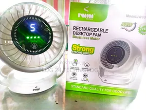 Iwin Energy Rechargeable Desktop Fan (Model: Iw8038-M)