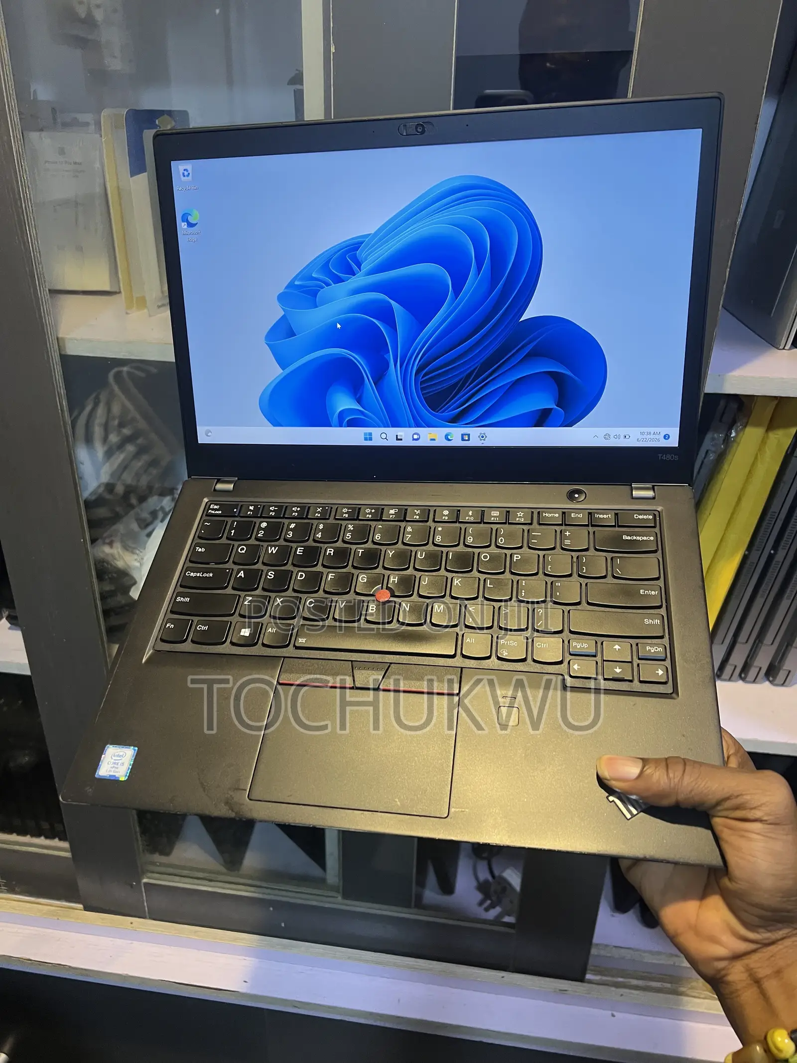 Laptop Lenovo ThinkPad T480s 8GB Intel Core i5 SSD 256GB