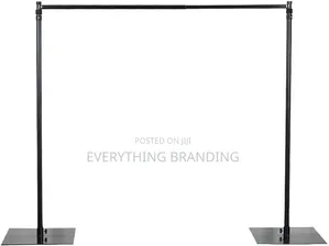 Event Backdrop Stand for Weddings Birthdays Exhibition - No Print