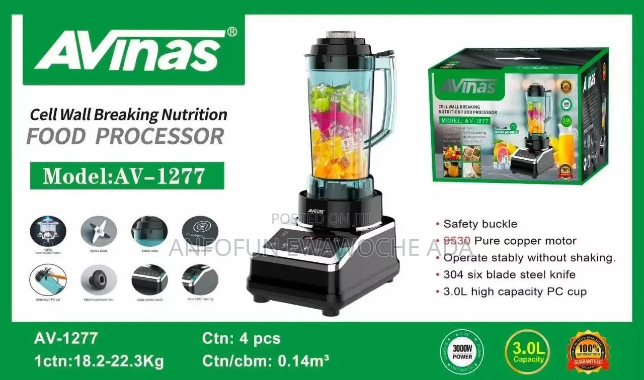 1277 Avinas 3 Liters Blender