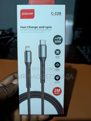 Poolee 2m Type-C to Type-C Cable