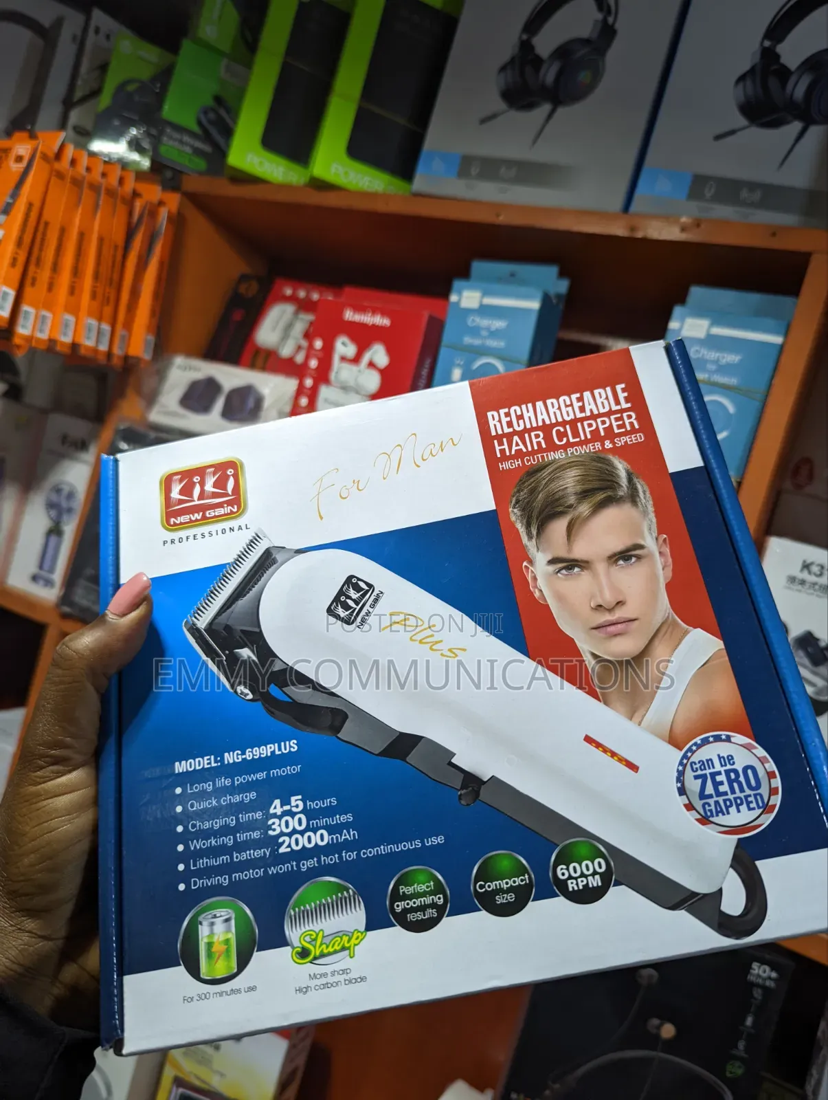 Kiki Plus Rechargeable Clipper