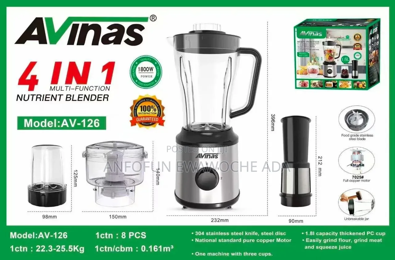 126 Avinas 4 in 1 Blender