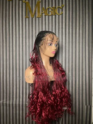 French Curls Frontal Glueless Braid