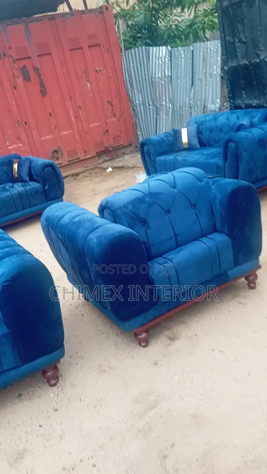 A Set of Sofas Cushion Back