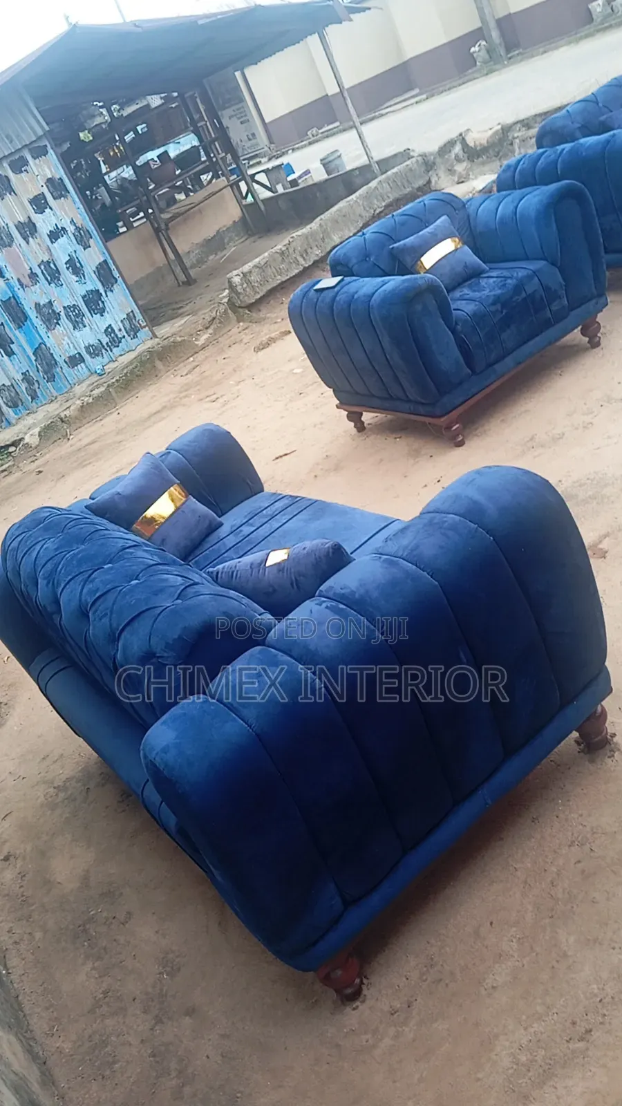 A Set of Sofas Cushion Back