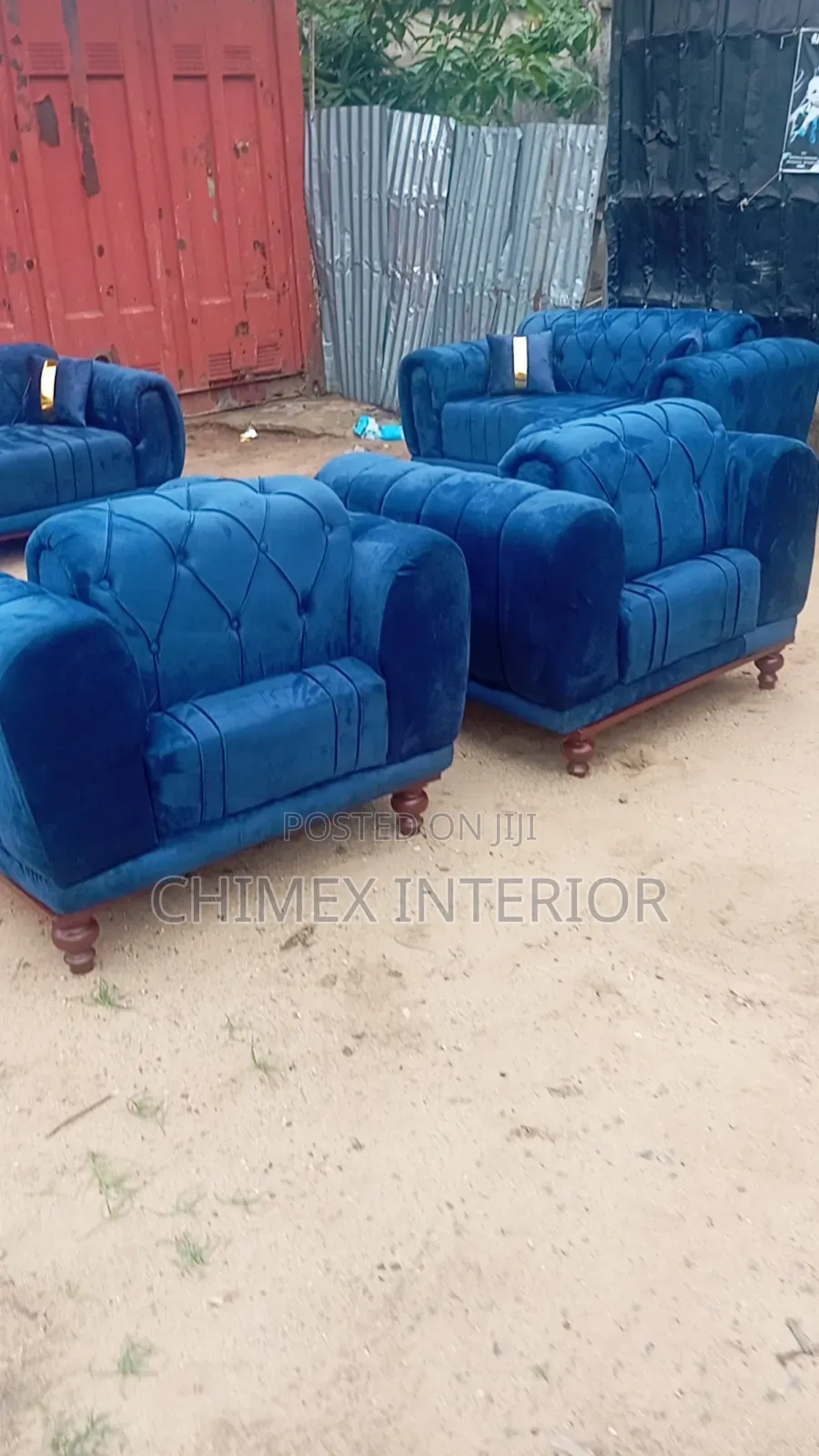 A Set of Sofas Cushion Back