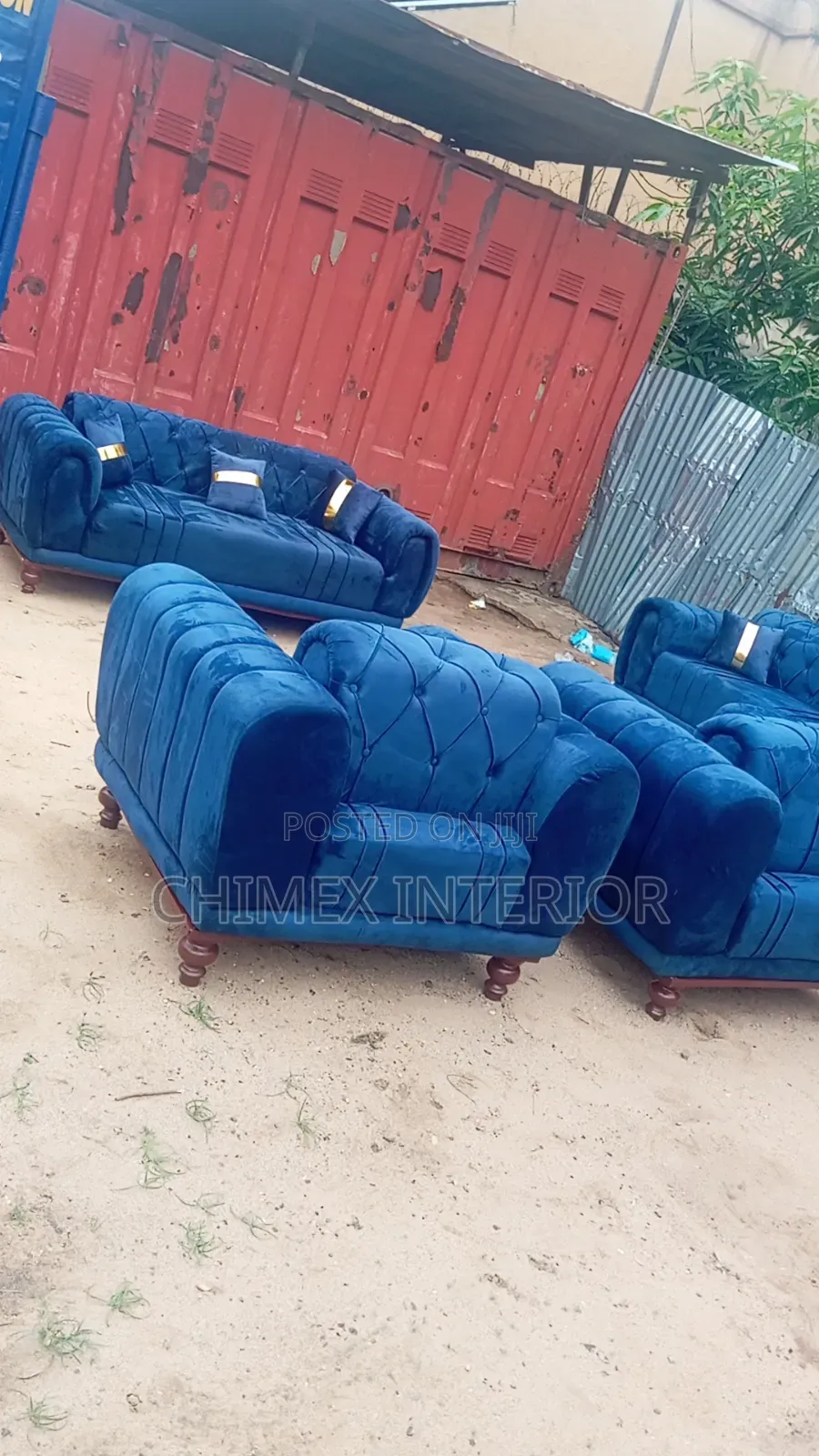 A Set of Sofas Cushion Back