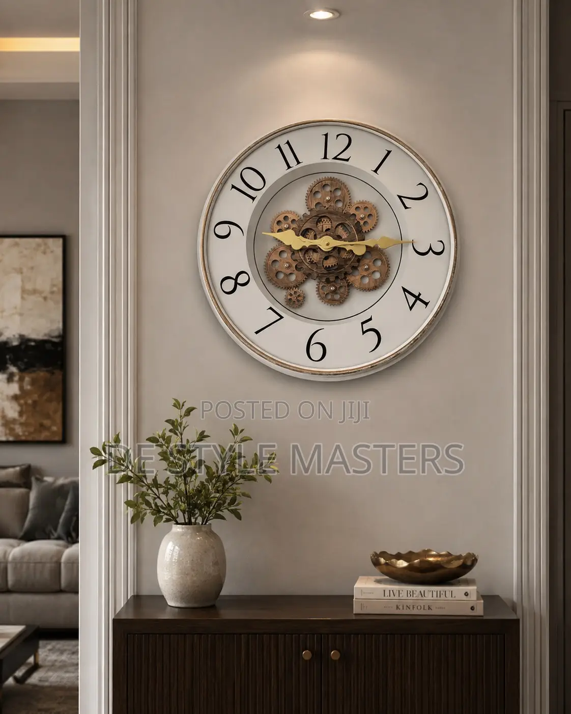 Vintage Gear Wall Clock