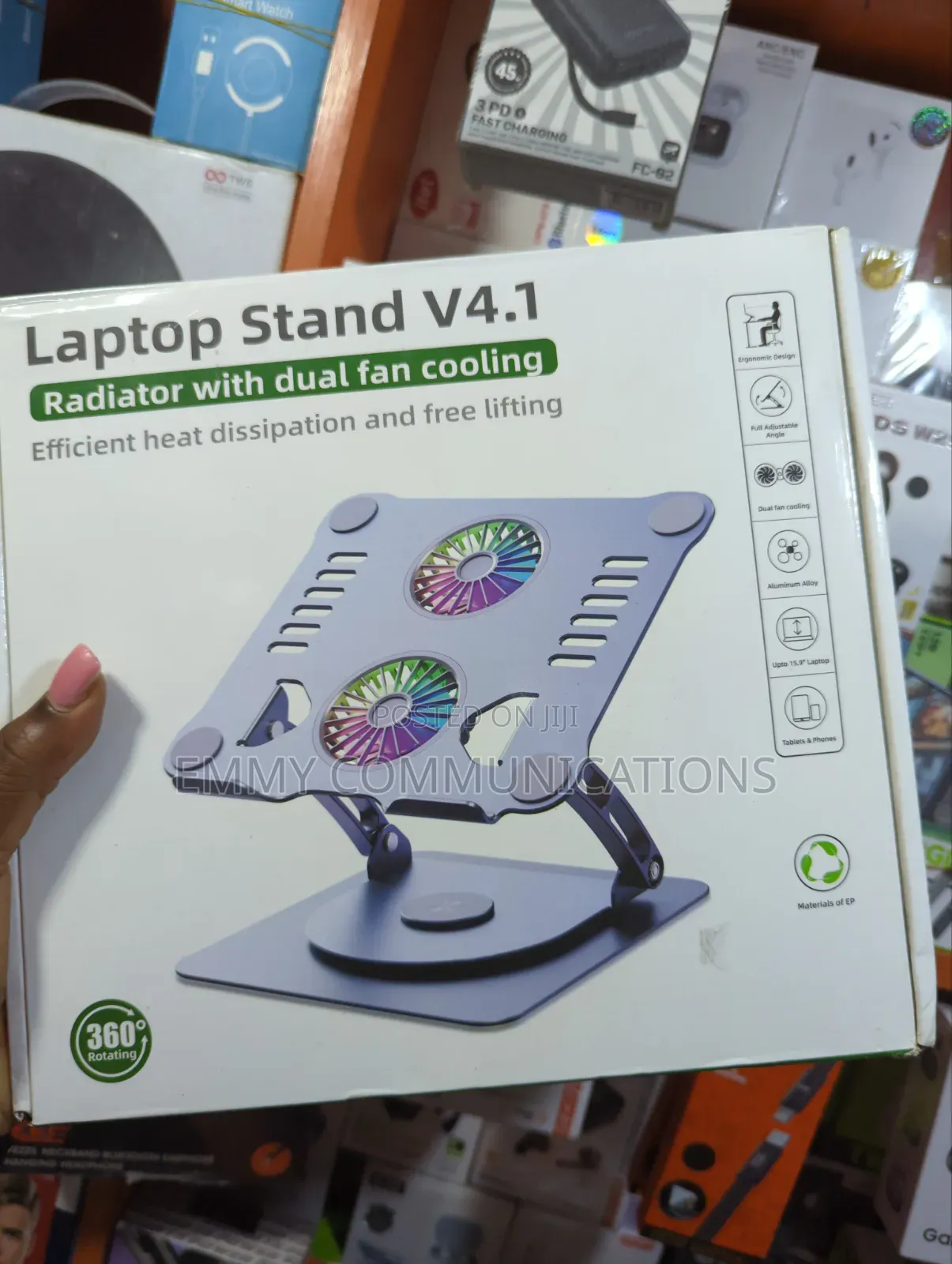 Laptop Stand With Cooling Fan
