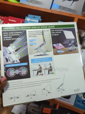 Laptop Stand With Cooling Fan
