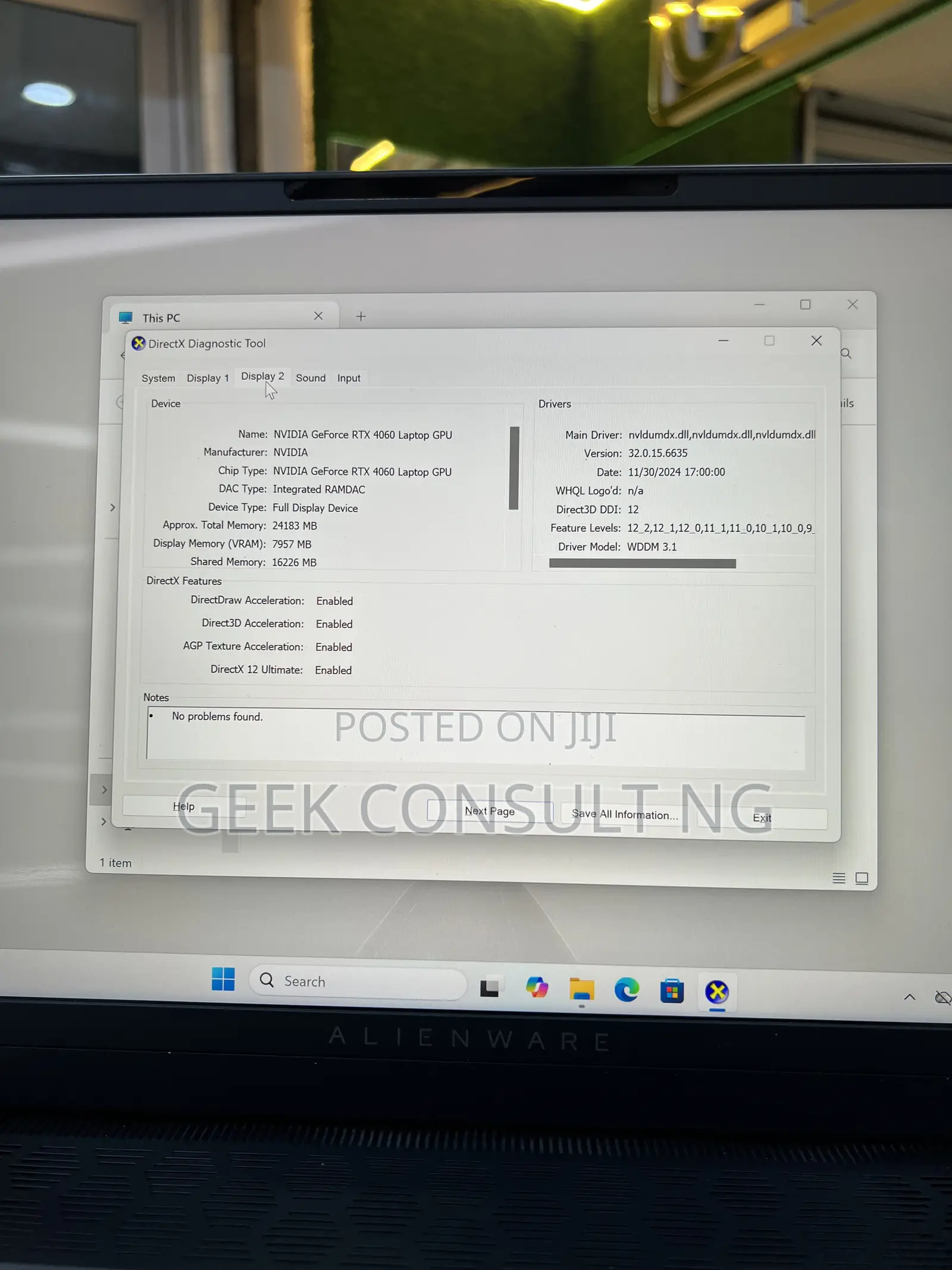 Laptop Alienware X14 32GB Intel Core i7 SSD 1T