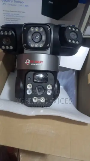 Triple Len Solar Powered CCTV Camera