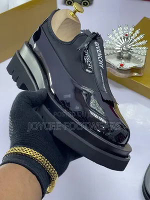 Original Shinning Leather Givenchy Loafers With Double Sol