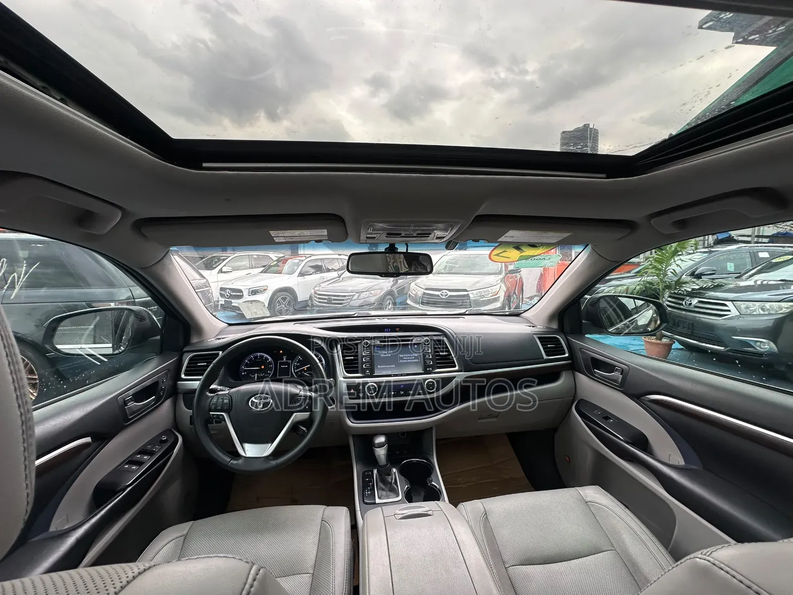 Toyota Highlander Limited V6 4x4 (3.5L 6cyl 6A) 2016 Gray
