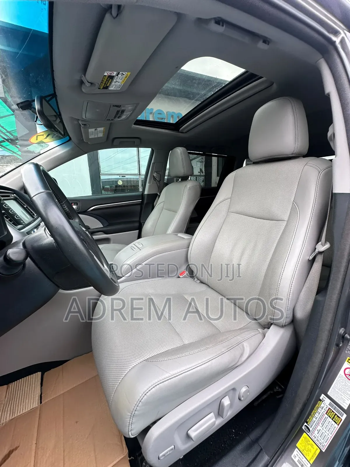 Toyota Highlander Limited V6 4x4 (3.5L 6cyl 6A) 2016 Gray