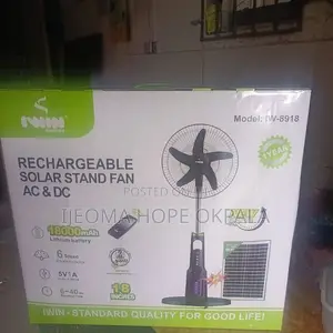 Iwin 18 Inches Rechargeable Standing Fan With Mosquito Killer