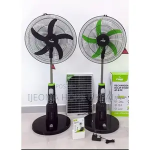 Rechargeable Standing Fan With Solar Panel and Mosquito Killer