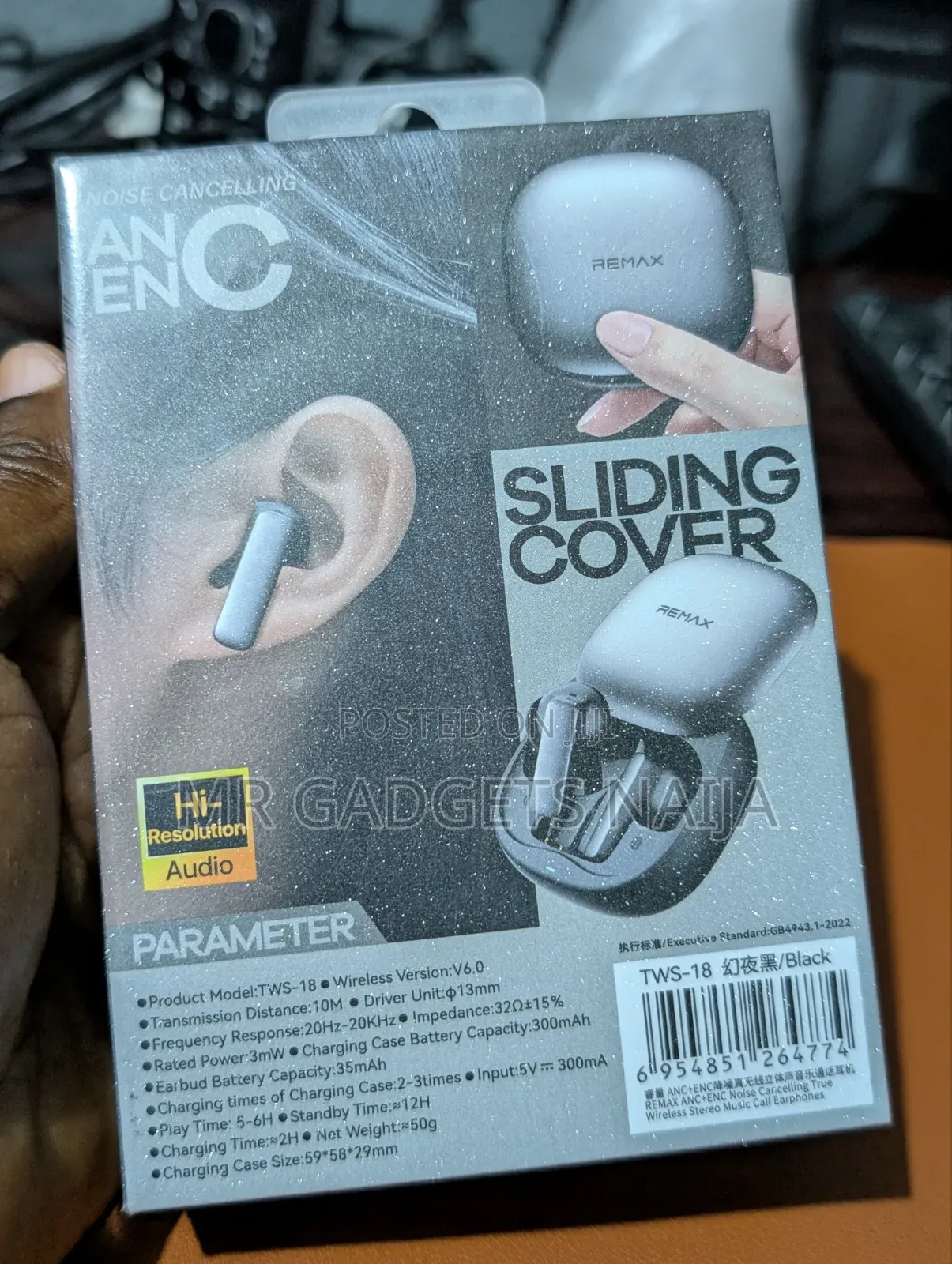 Remax Sliding Earbuds TWS-18