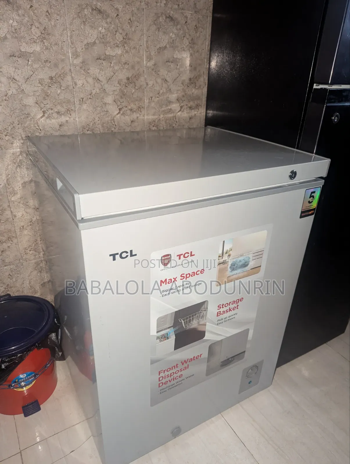 TCL Freezer 100liter