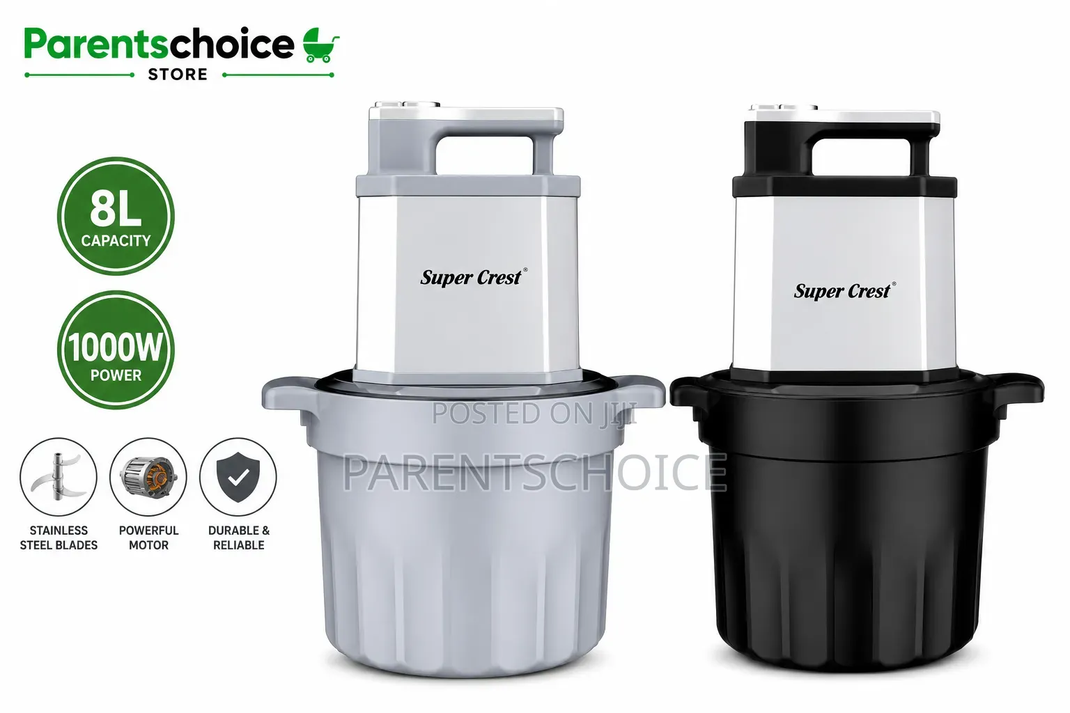 Super Crest Electric Meat Grinder – 6l 8l Capacity