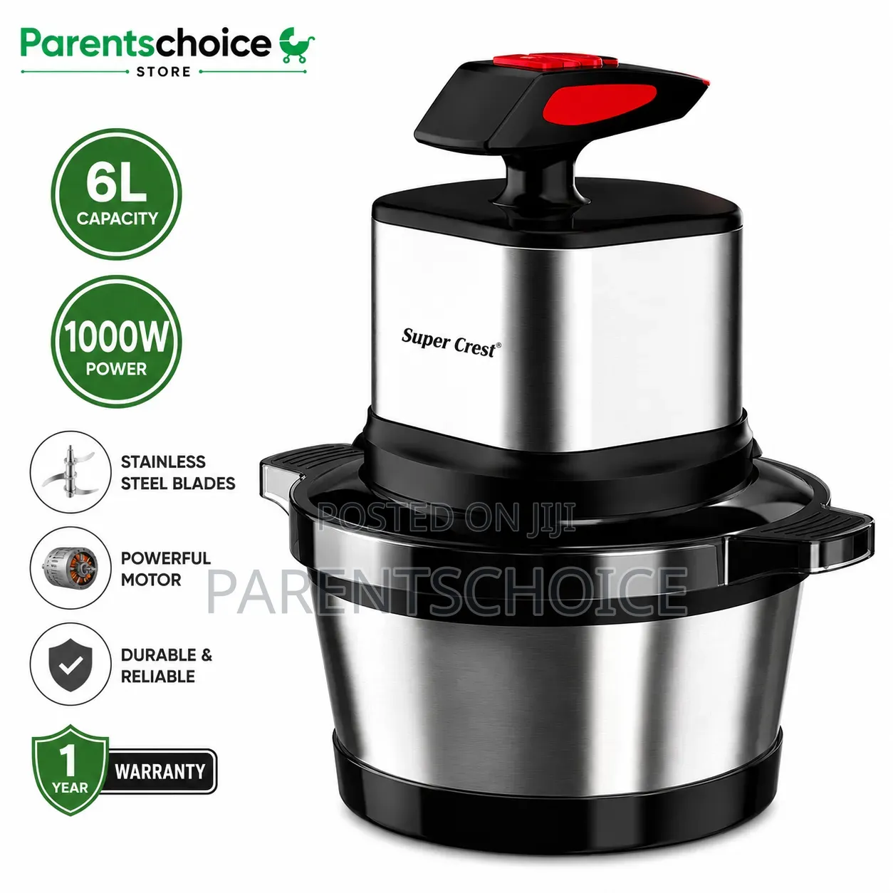 Super Crest Electric Meat Grinder – 6l 8l Capacity