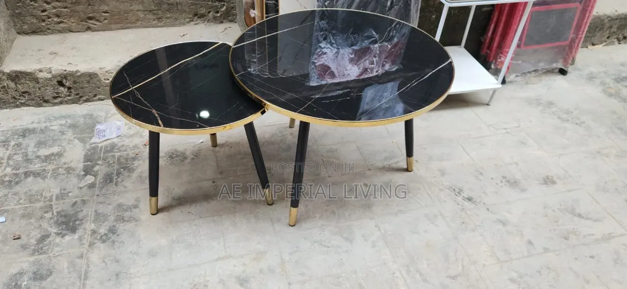 Marble-Top Nesting Tables