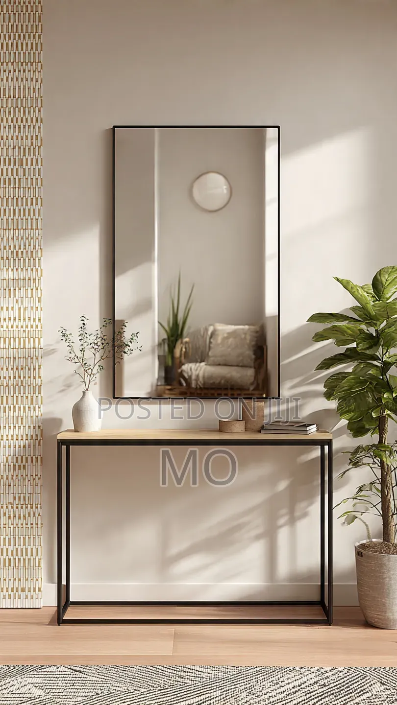 Frameless Round Led Light Classy Mirror