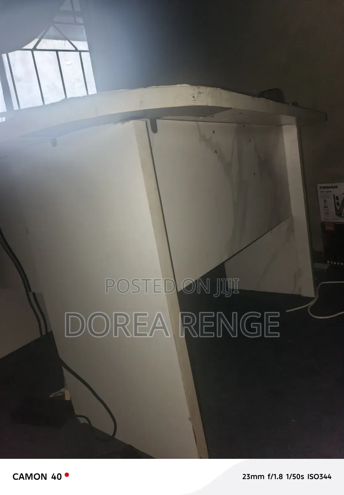 Huge Curve White Table