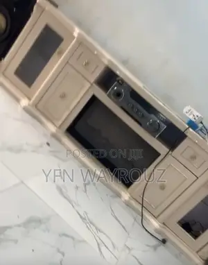 6ft Imported Light Tv Shelf