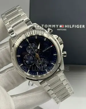 Tommy Hilfiger Quality Luxury Men Chain Wristwatch