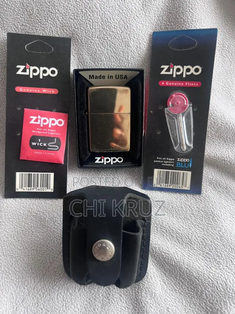 Zippo Lighter Set Made in Usa